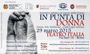 IN PUNTA DI DONNA - Teatro Italia - 29/03/2015 - Roma